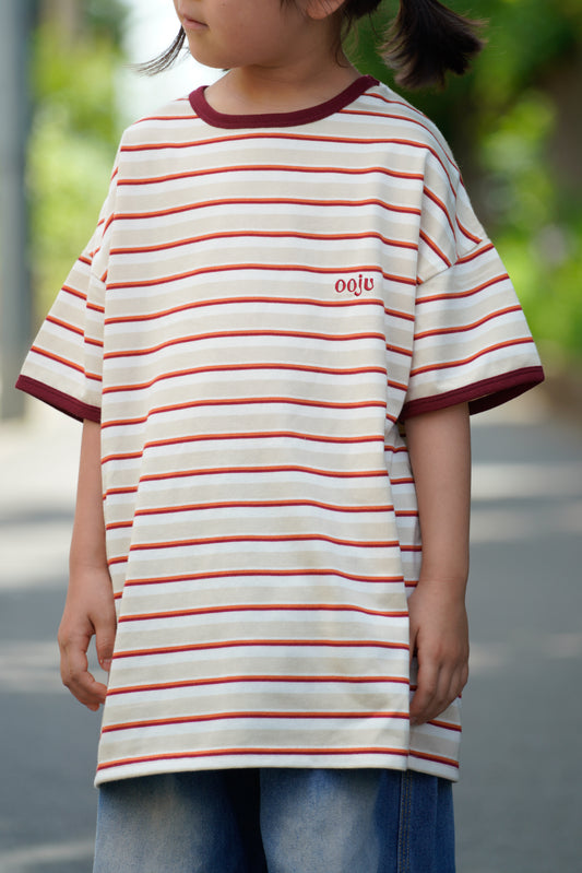 multi border ringer t-shirts