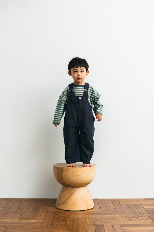 nylon salopette_navy