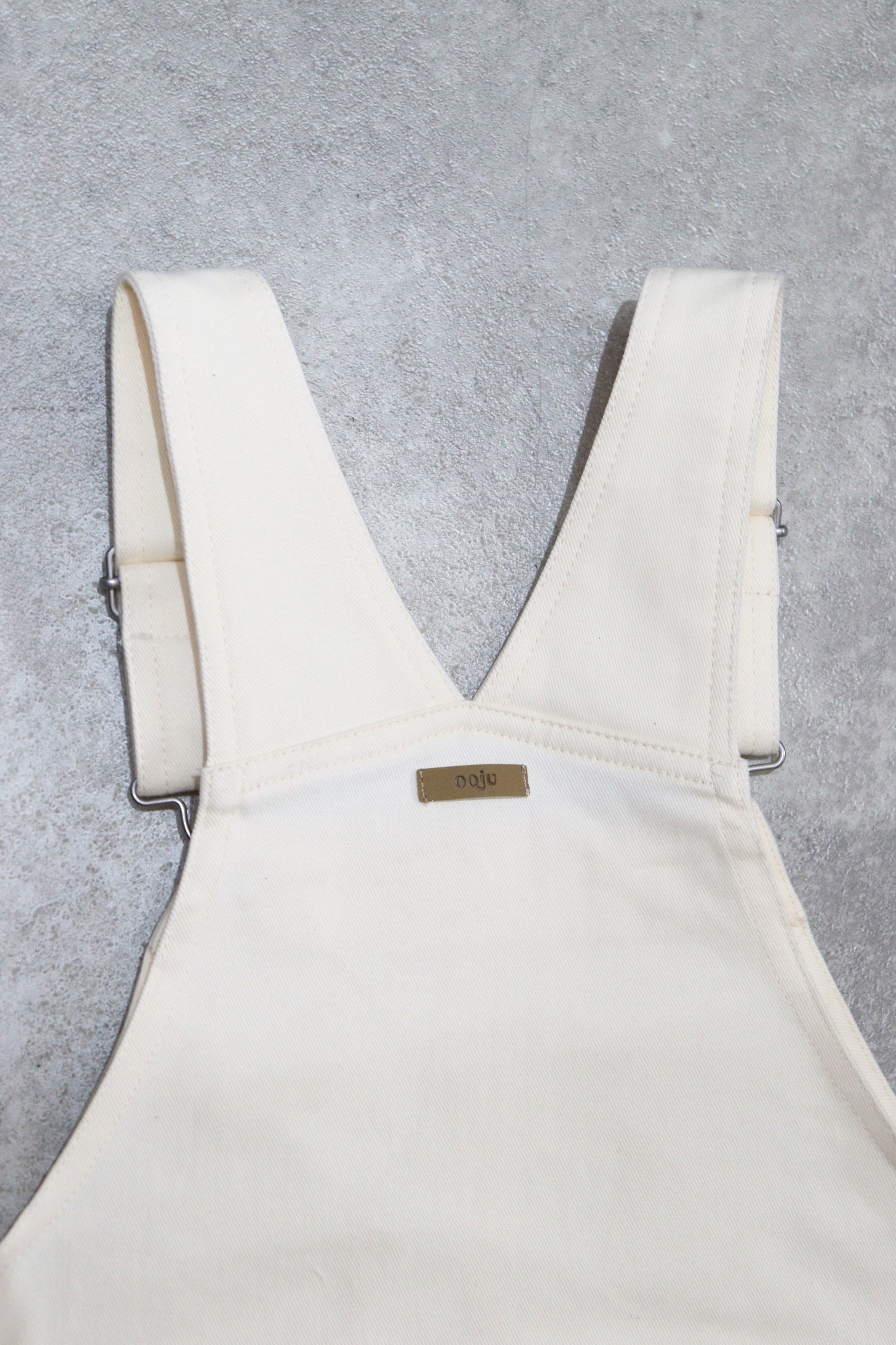 denim over all_ivory