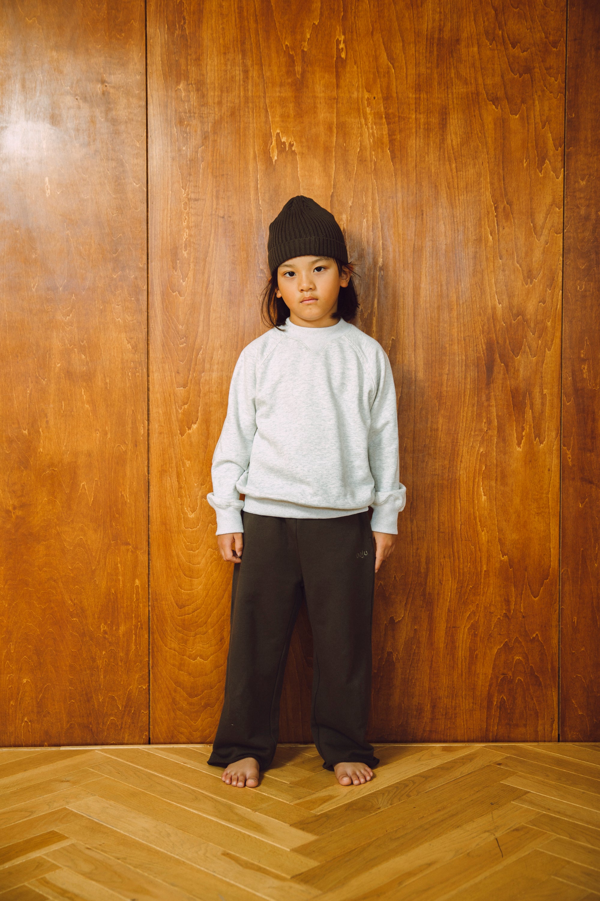 cutoff sweat pants_charcoal – OOJU