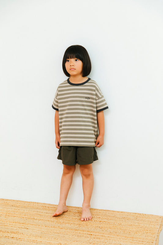 nylon shorts khaki