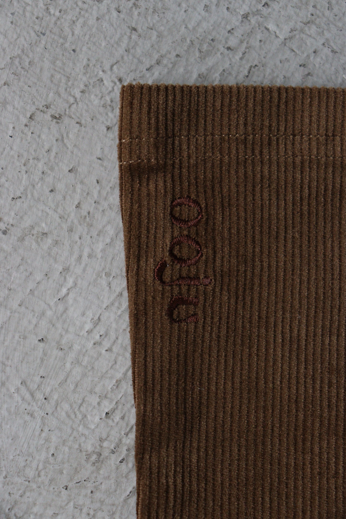 corduroy flare pants_brown