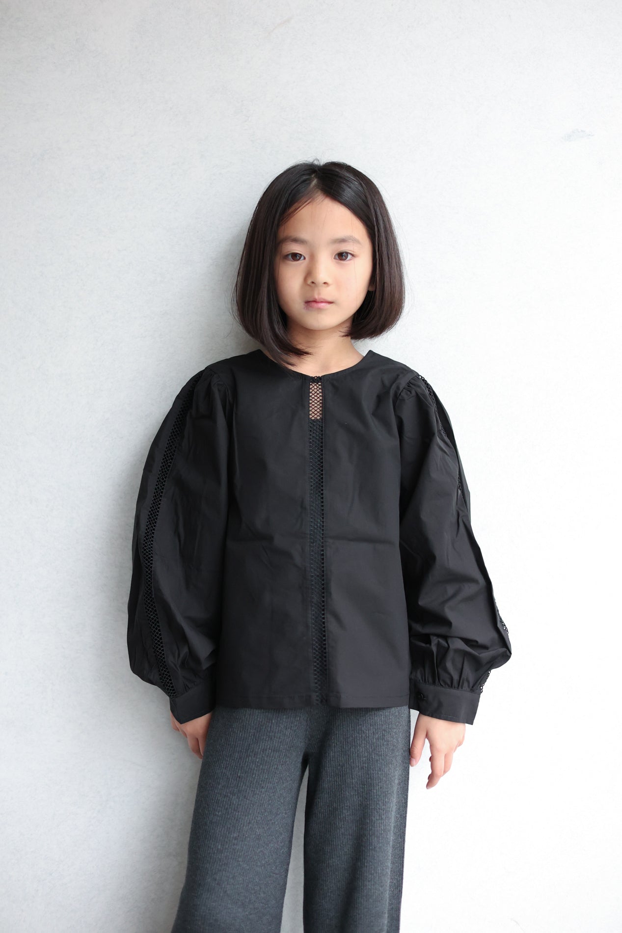 2 way puff blouse