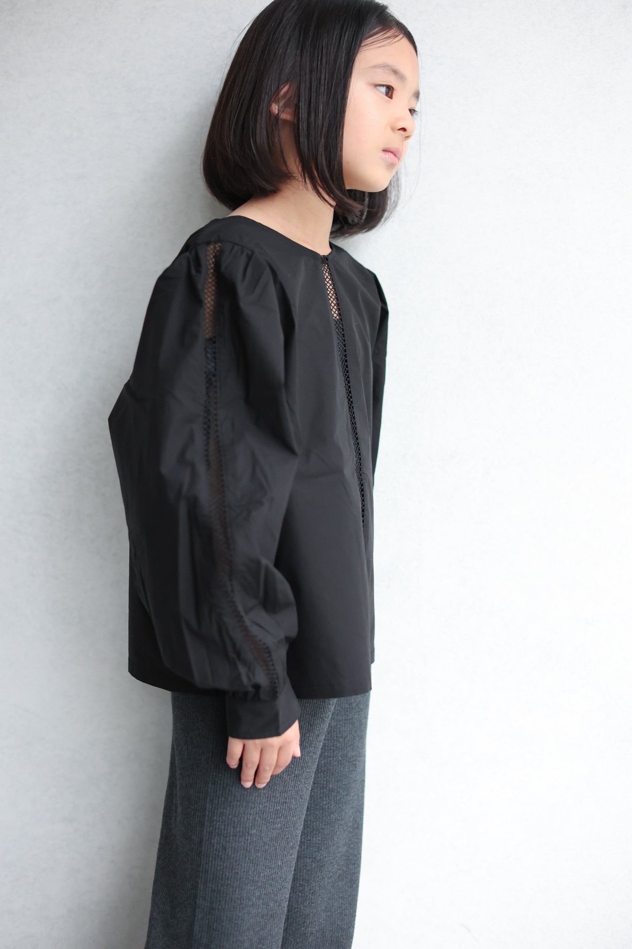 2 way puff blouse