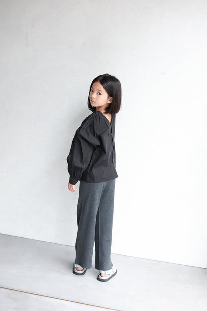 2 way puff blouse