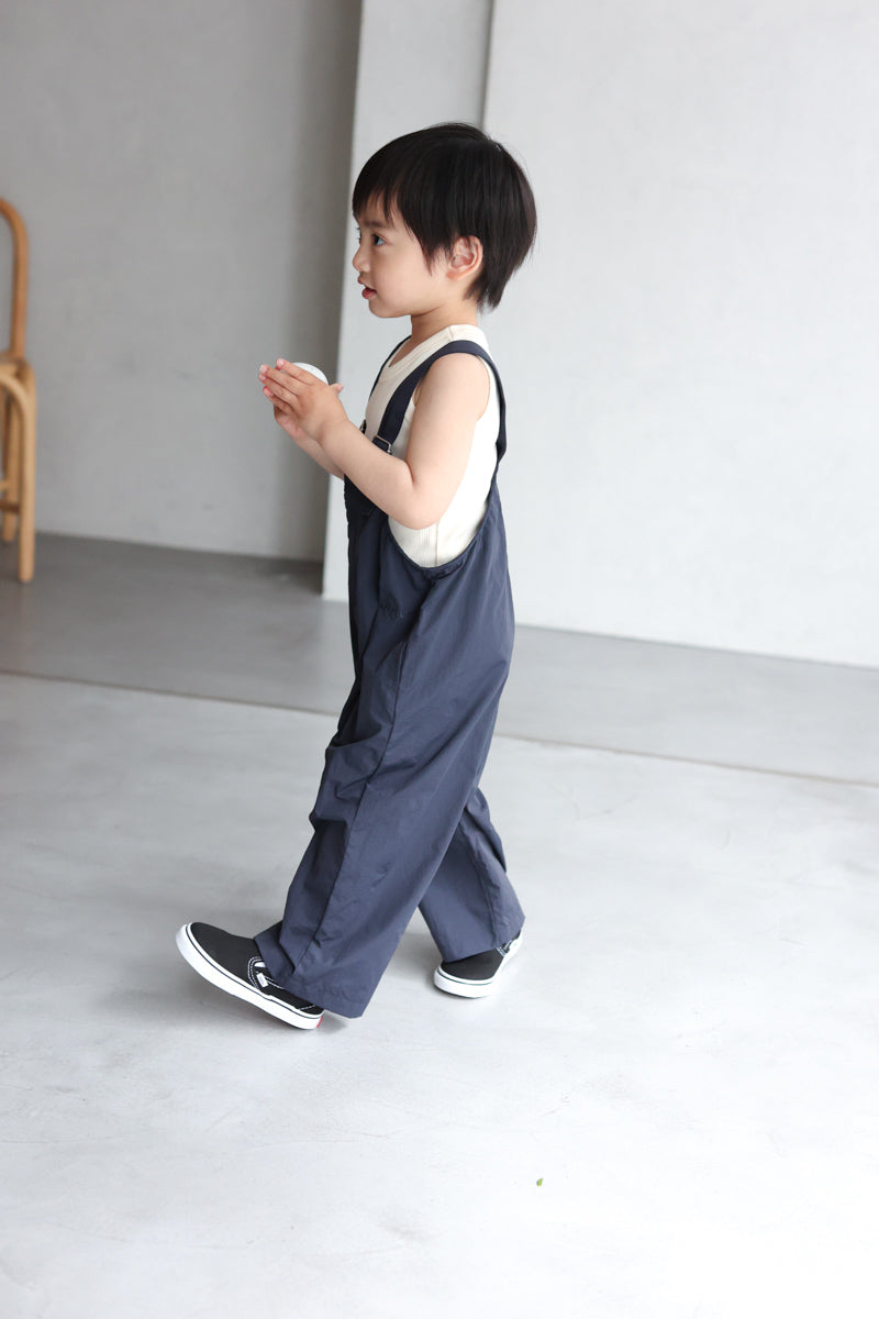 【restock】nylon salopette_navy
