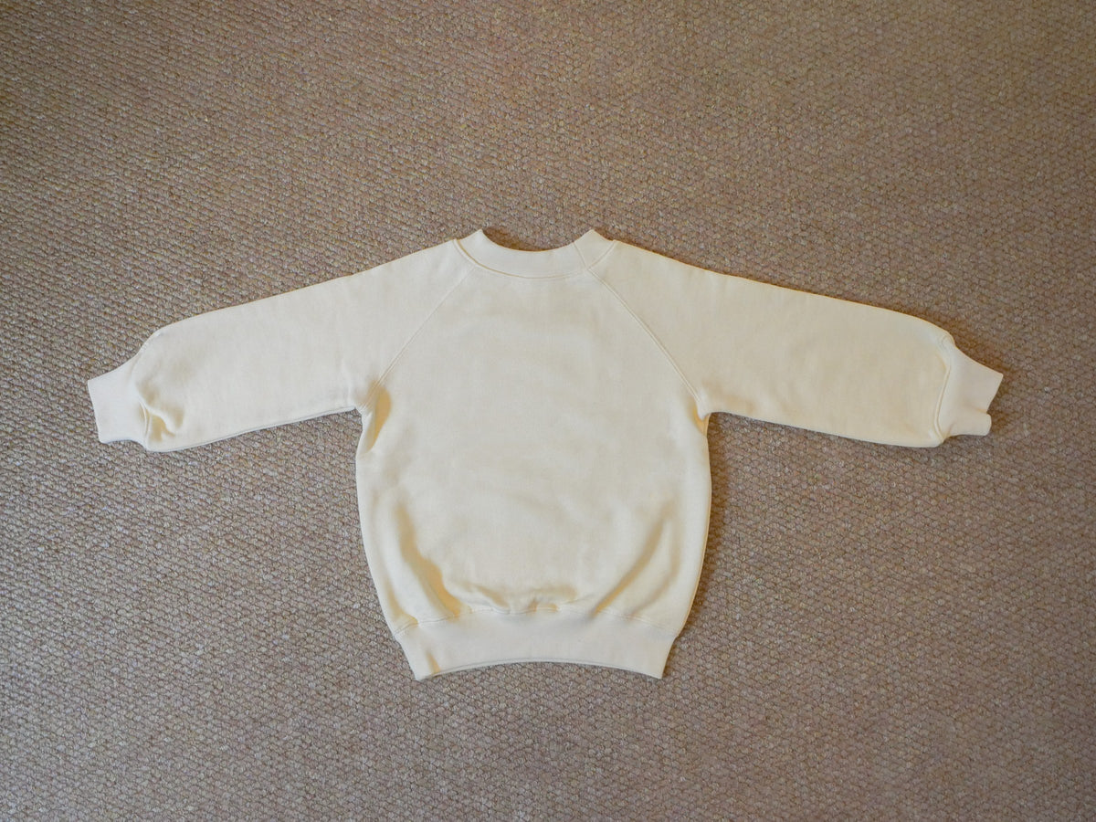 curved sweat shirts yellow back