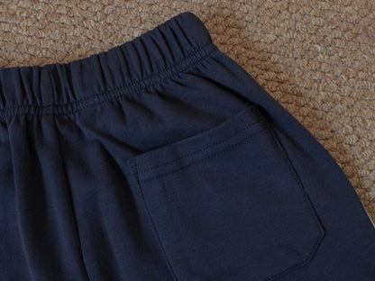 line pants navy back pocket