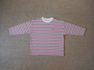 fleece border long t-shirts