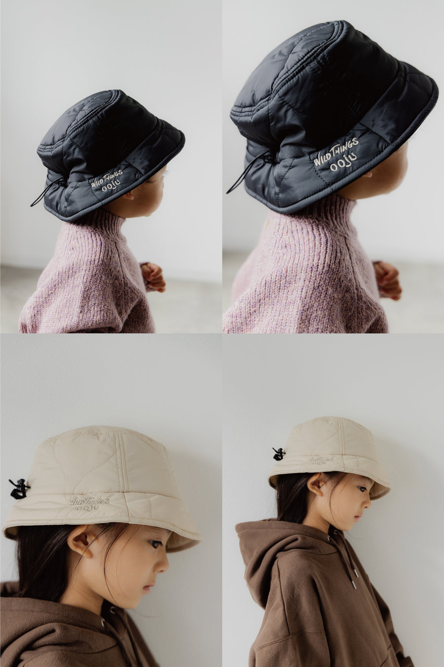 【WILD THINGS x ooju】 quilting hat (kids)