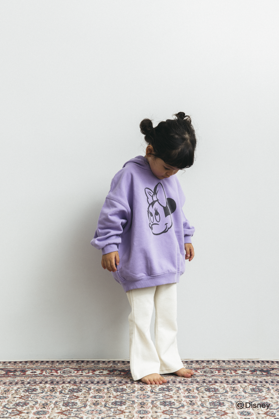 【disney collection】 Minnie sweat hoodie_purple