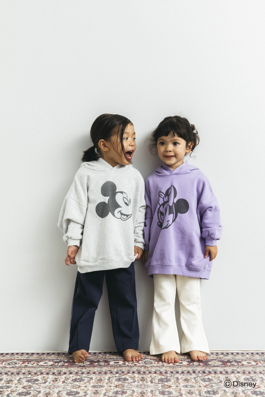 【disney collection】 Minnie sweat hoodie_purple