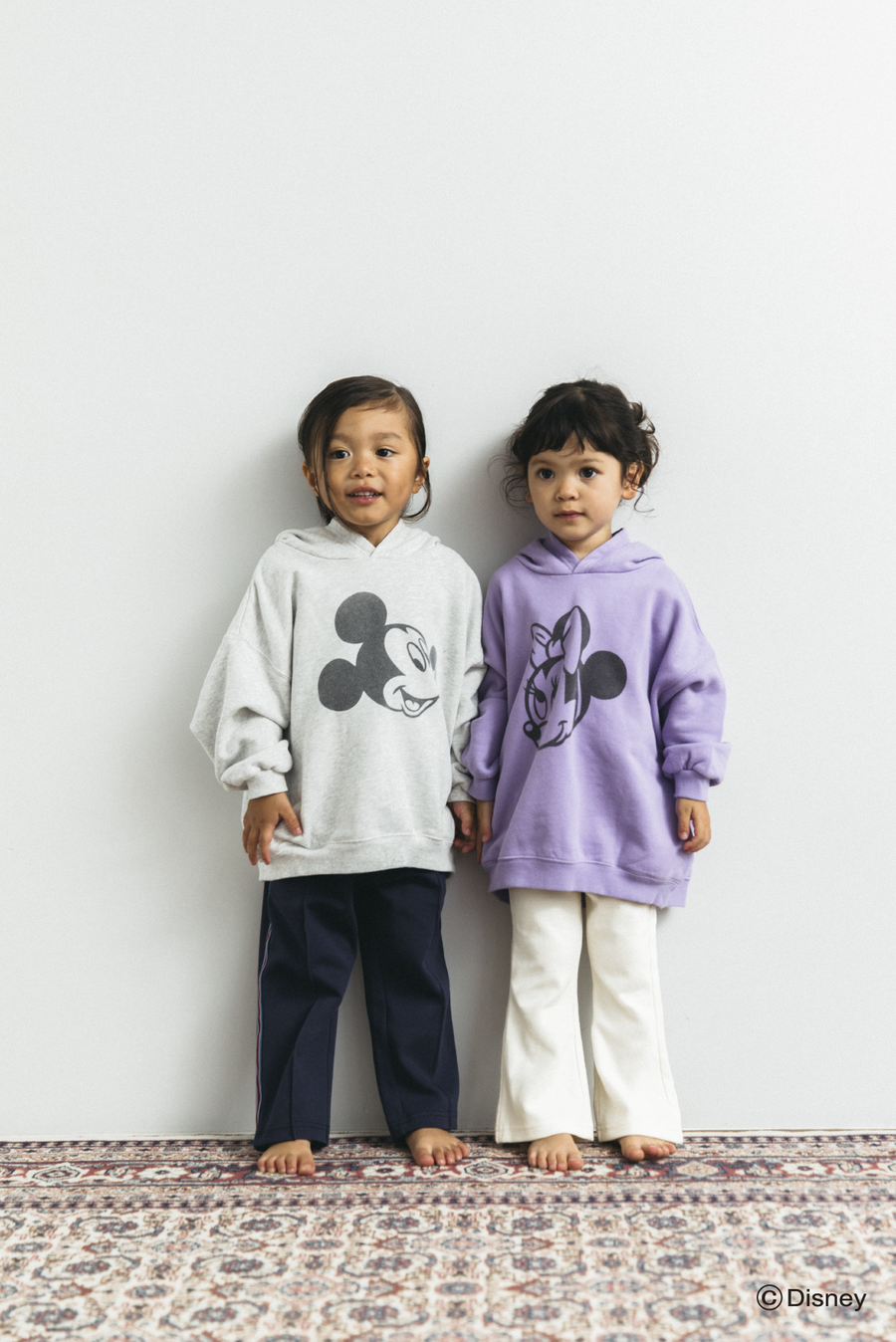 【disney collection】 Minnie sweat hoodie_purple