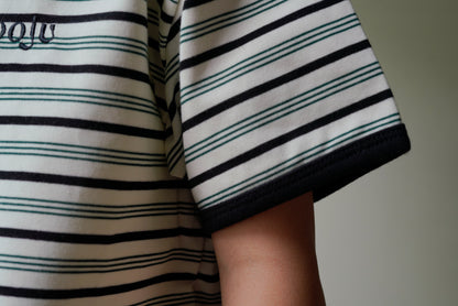 multi border ringer t-shirts