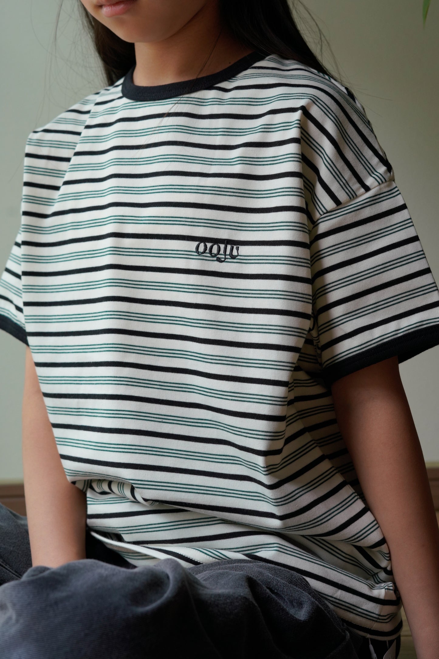 multi border ringer t-shirts