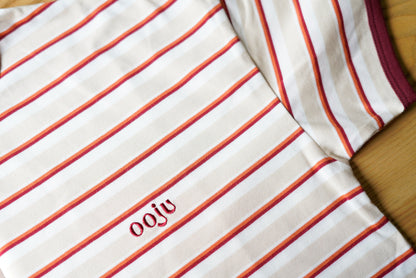 multi border ringer t-shirts