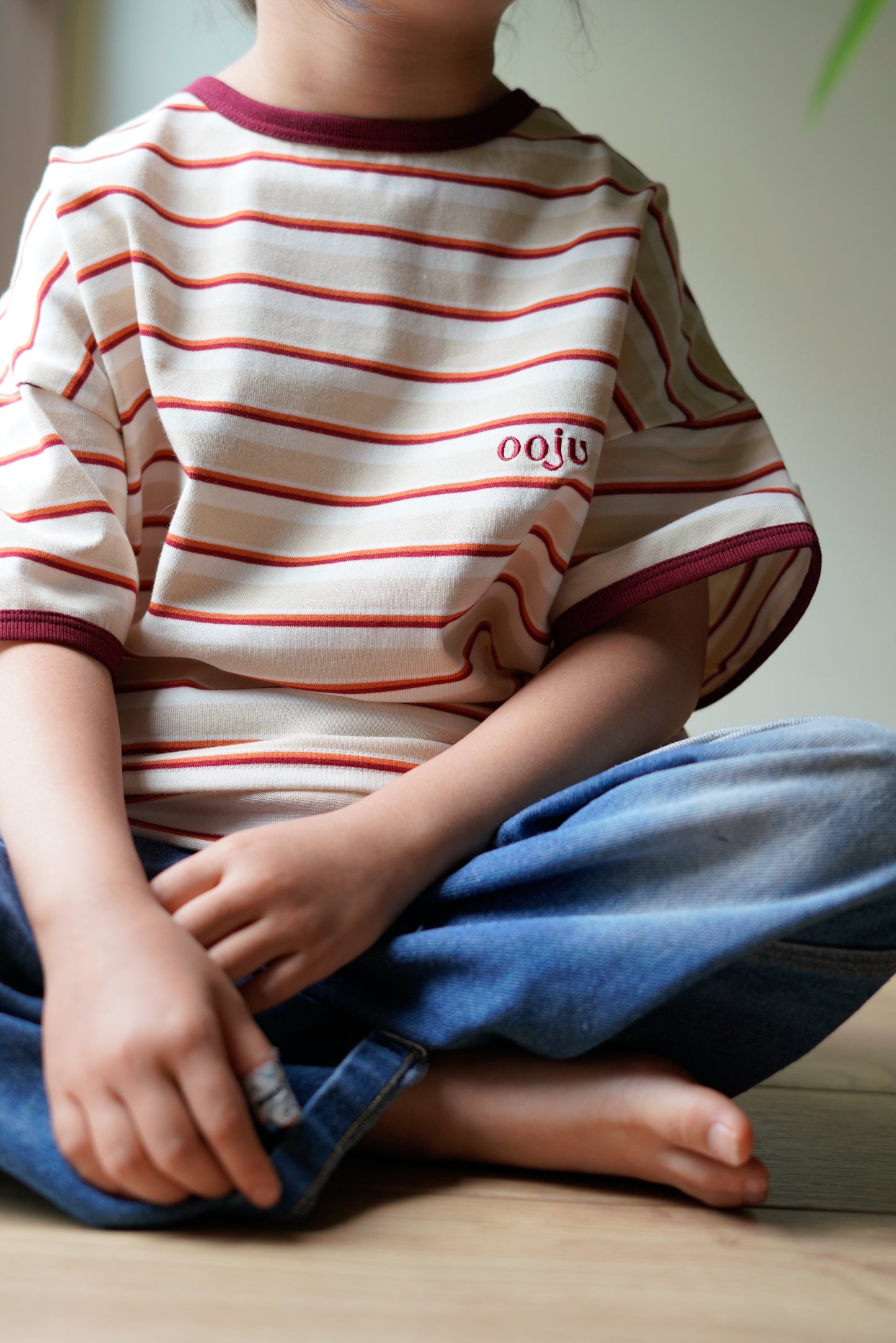 multi border ringer t-shirts