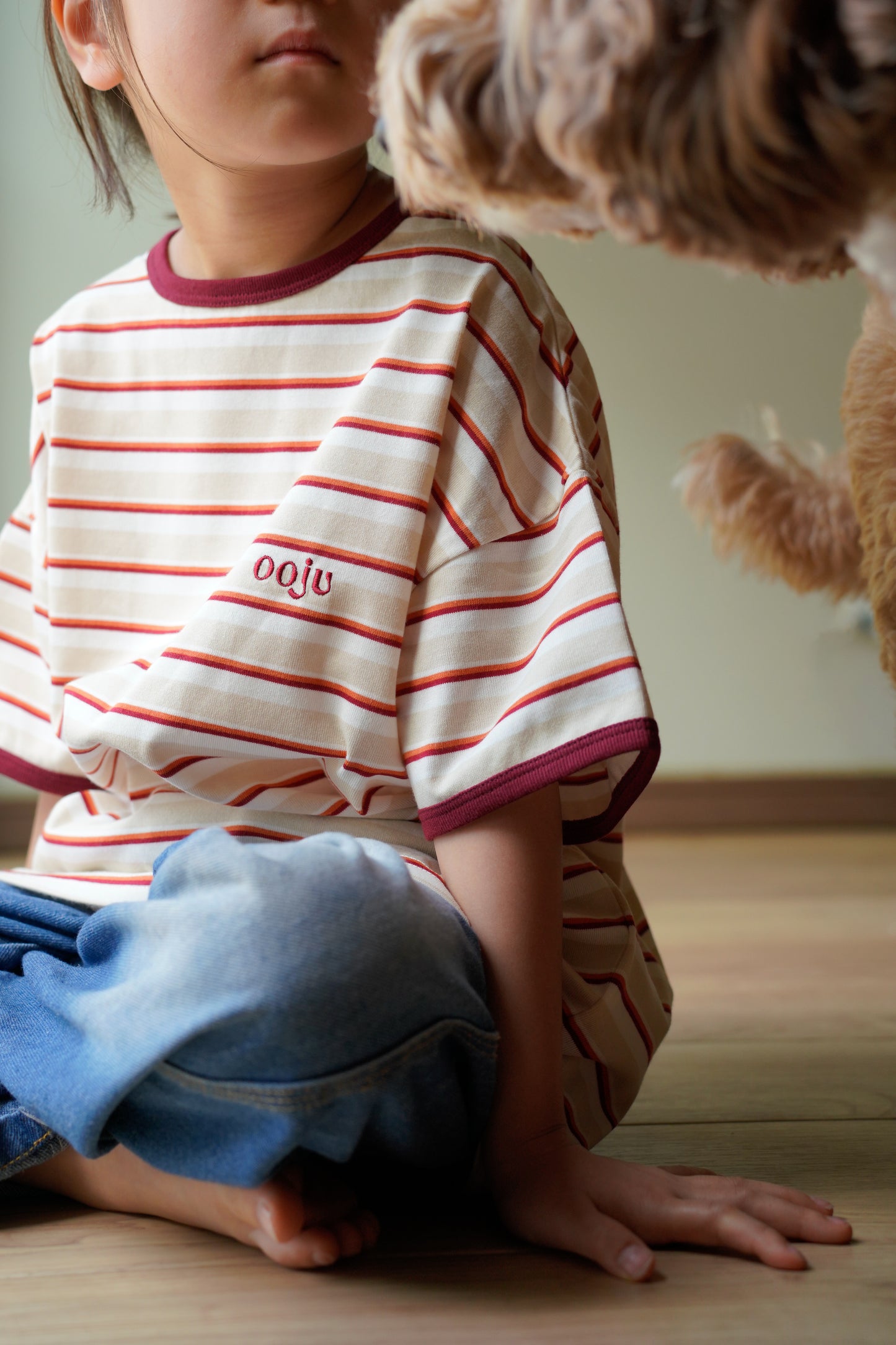 multi border ringer t-shirts