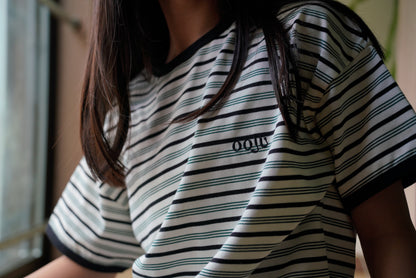 multi border ringer t-shirts