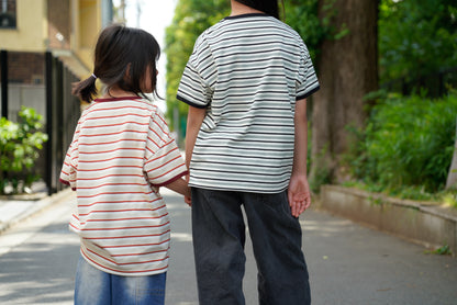 multi border ringer t-shirts