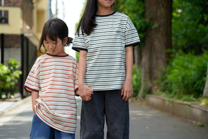 multi border ringer t-shirts