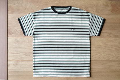 multi border ringer t-shirts