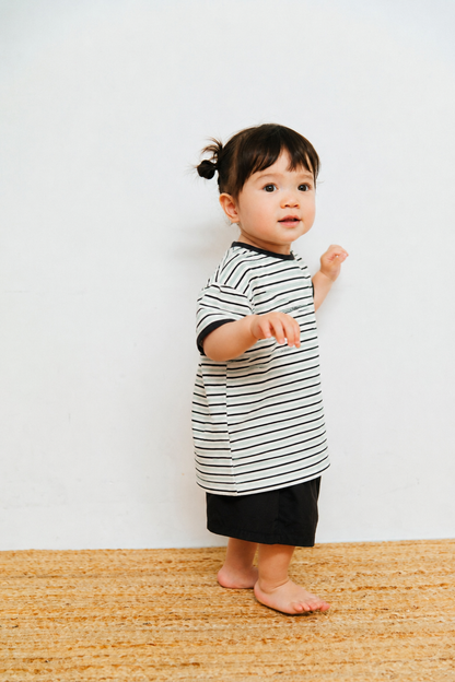 multi border ringer t-shirts