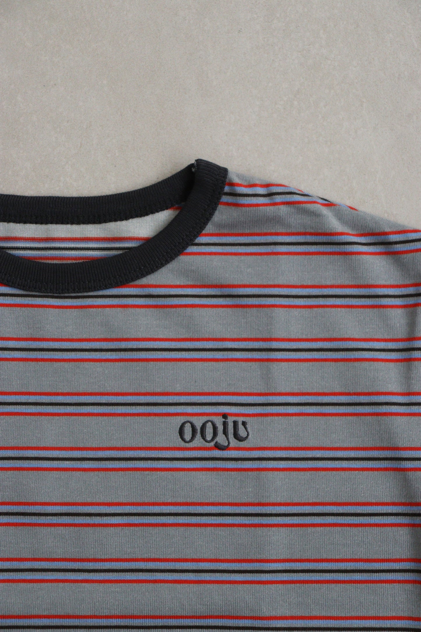 multi border ringer t-shirts