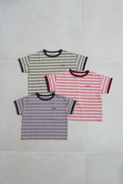 multi border ringer t-shirts