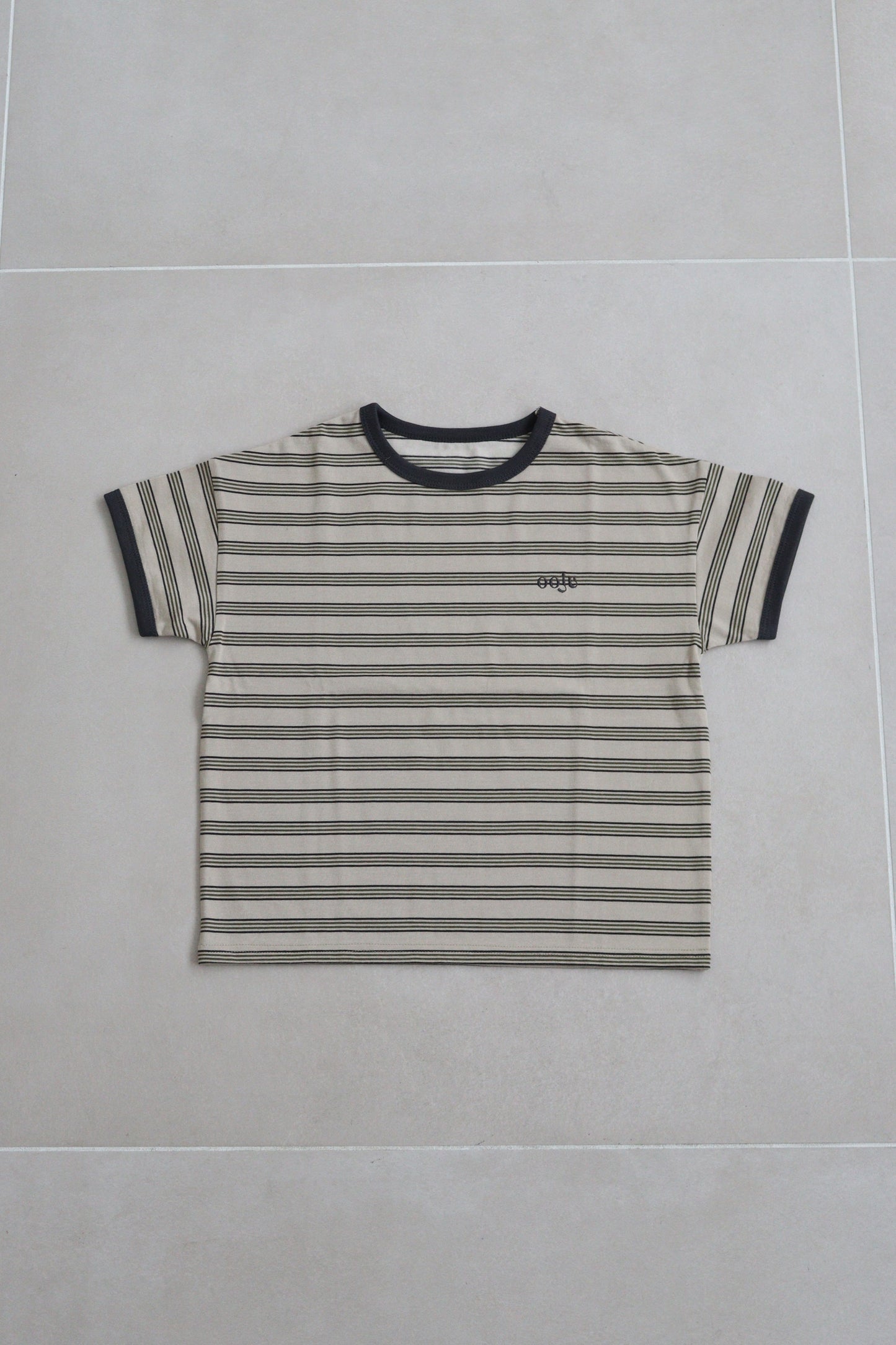 multi border ringer t-shirts_khaki