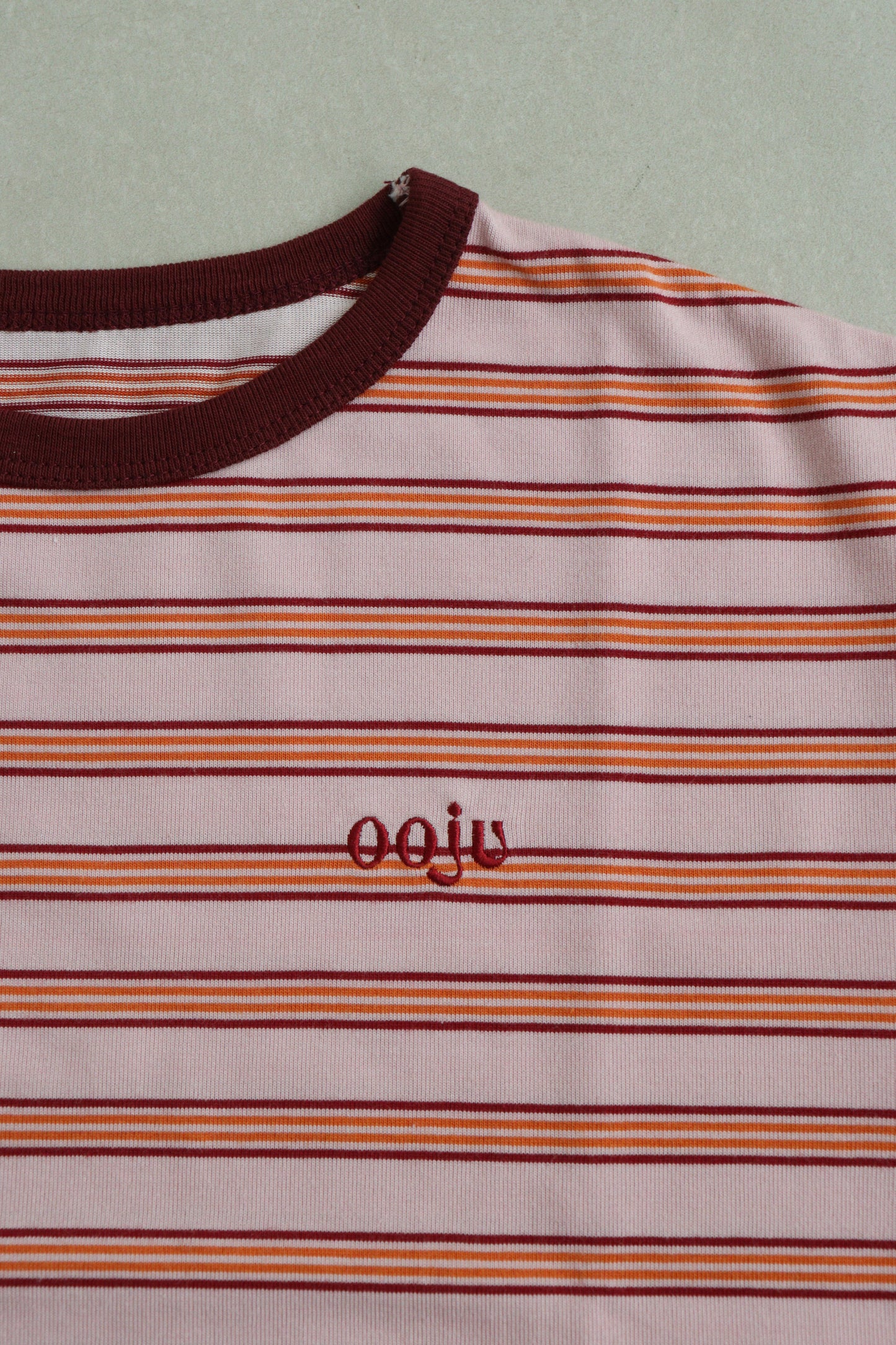 multi border ringer t-shirts_pink