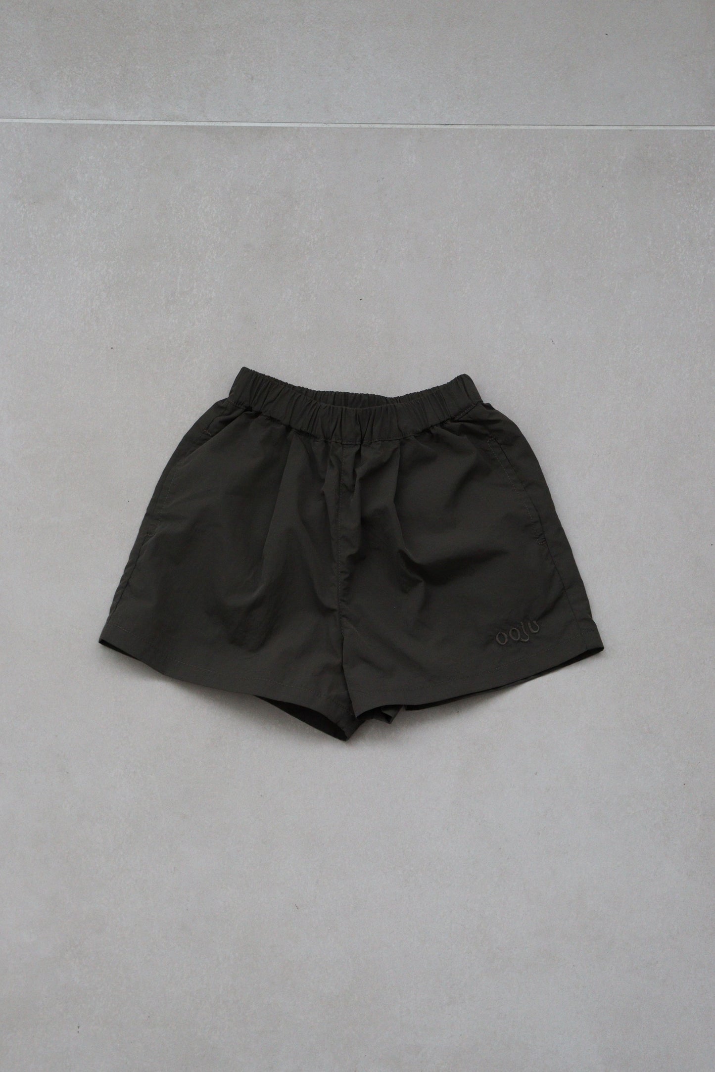 nylon shorts_khaki