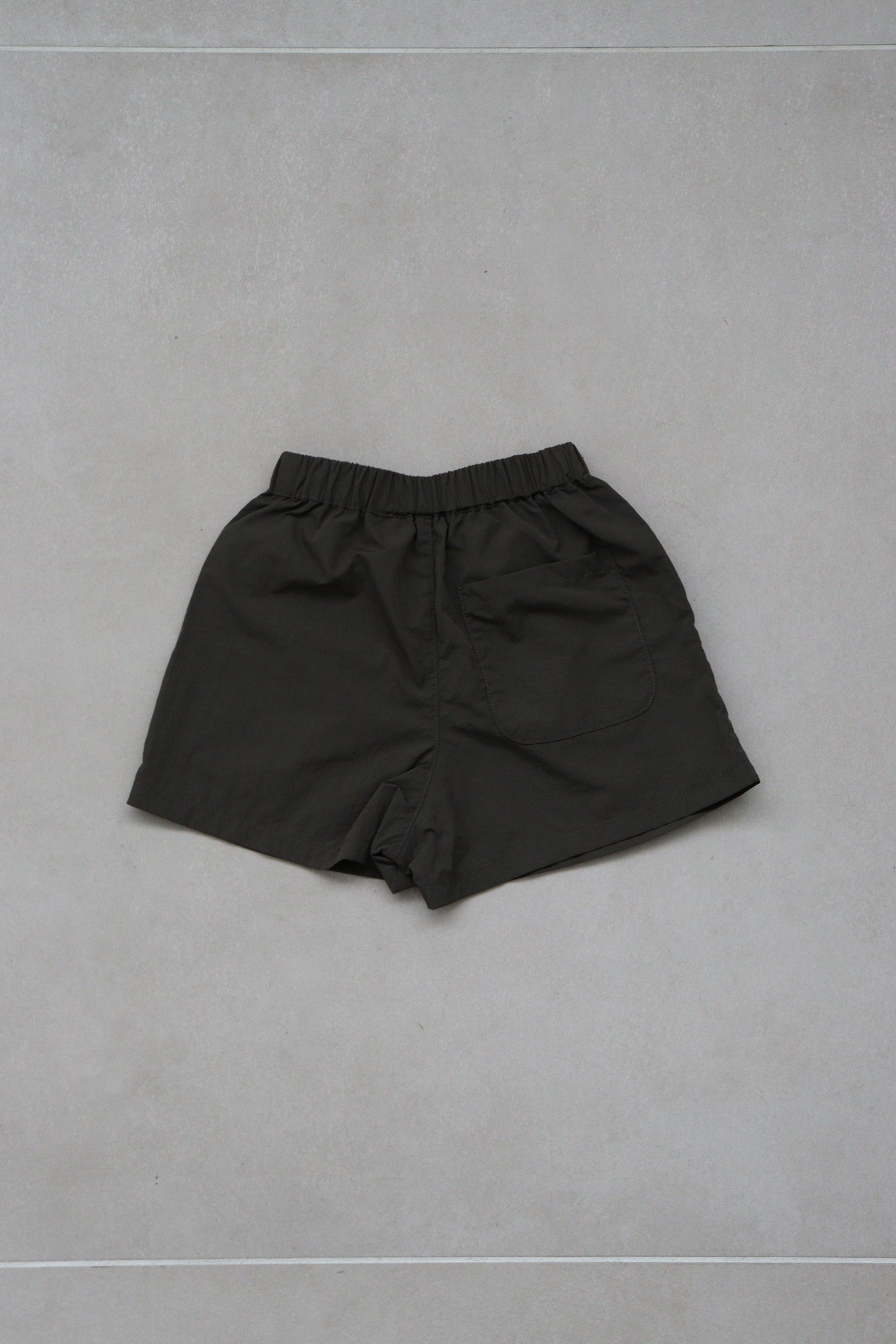 nylon shorts_khaki