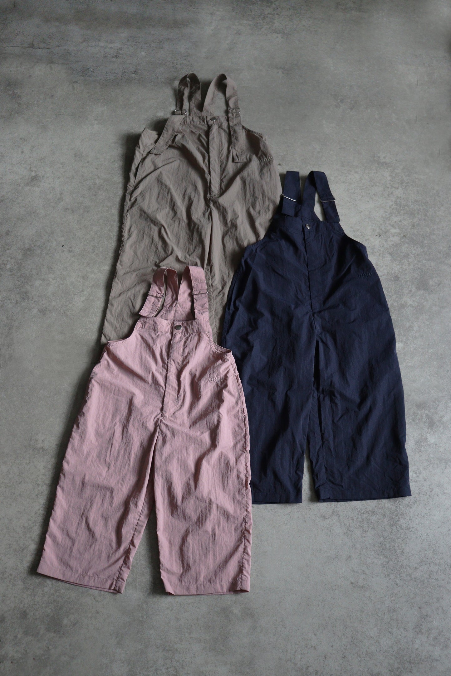 nylon salopette_navy