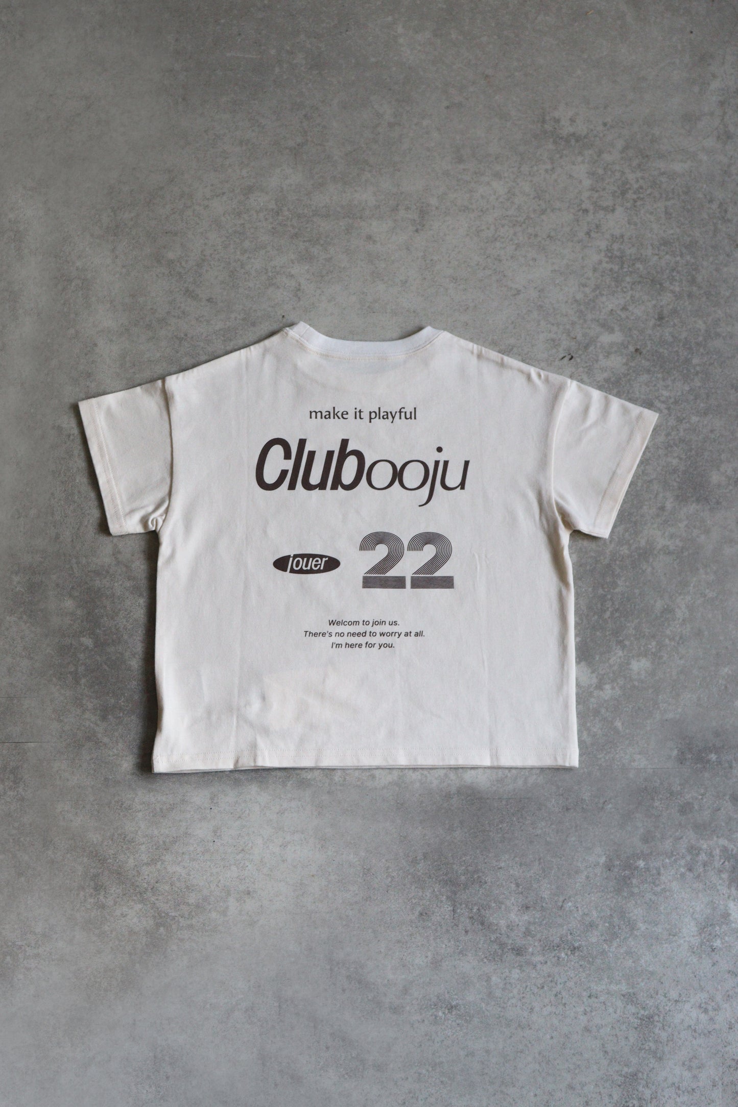Club ooju s/s t-shirts_ivory