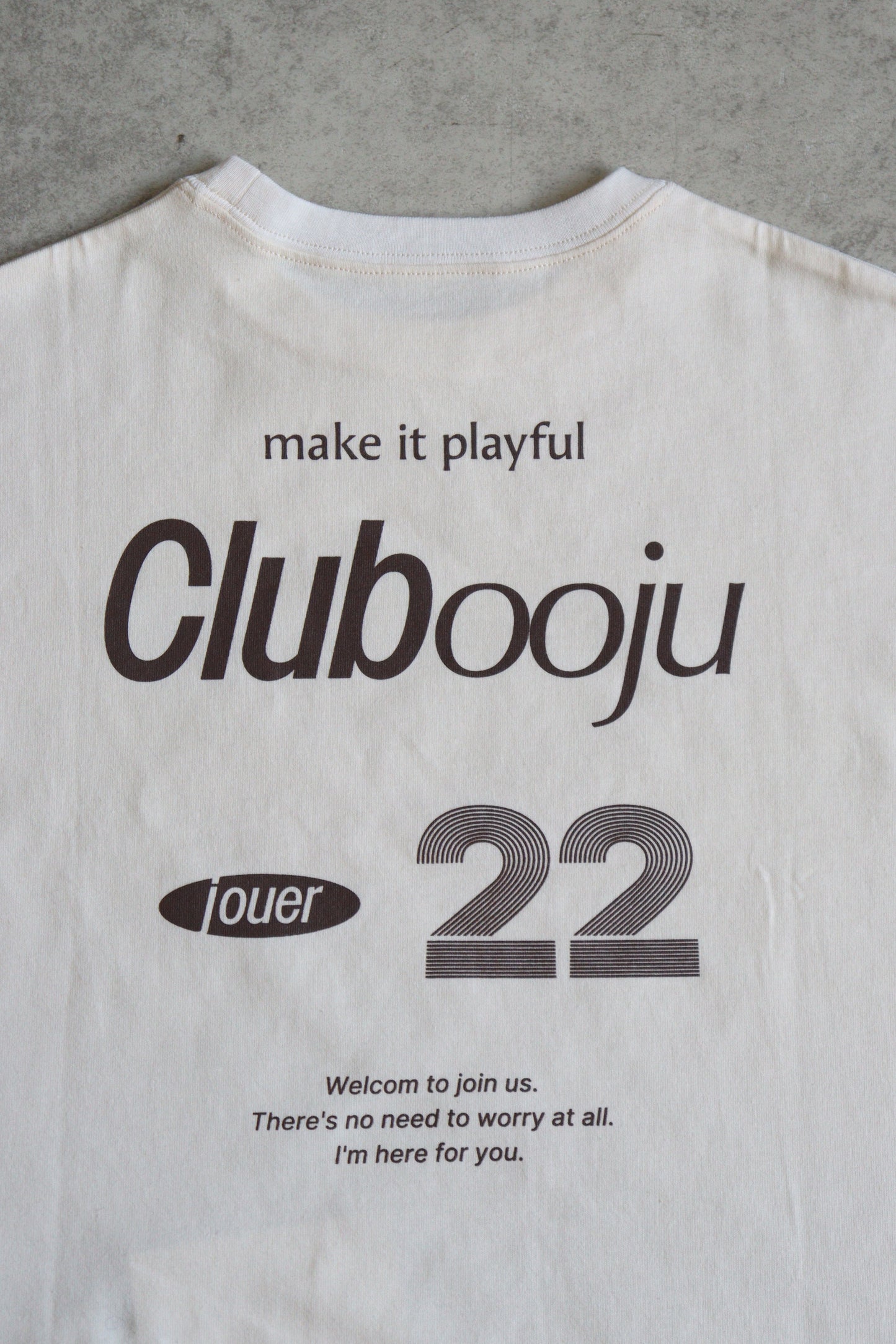 Club ooju s/s t-shirts_ivory