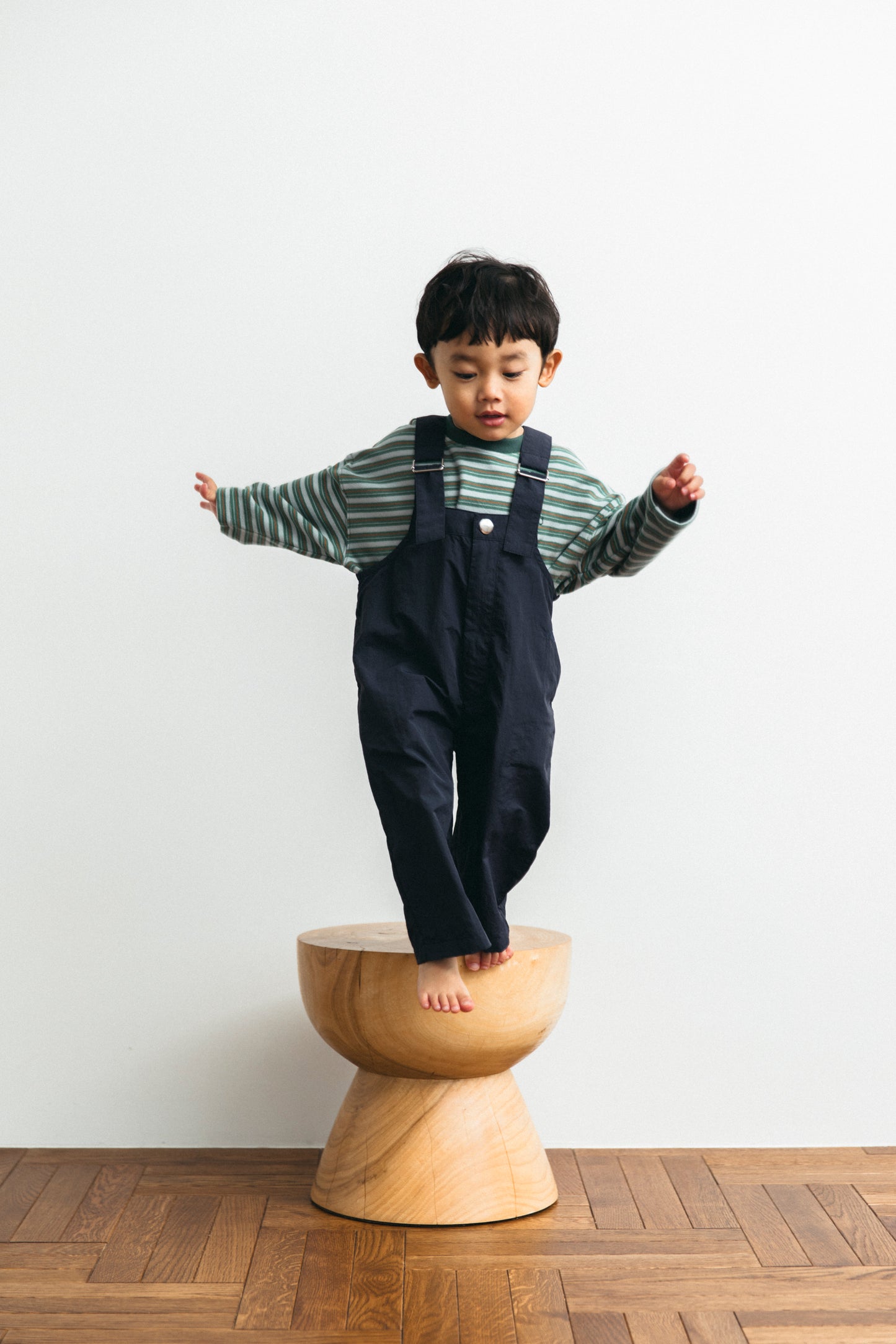 nylon salopette_navy