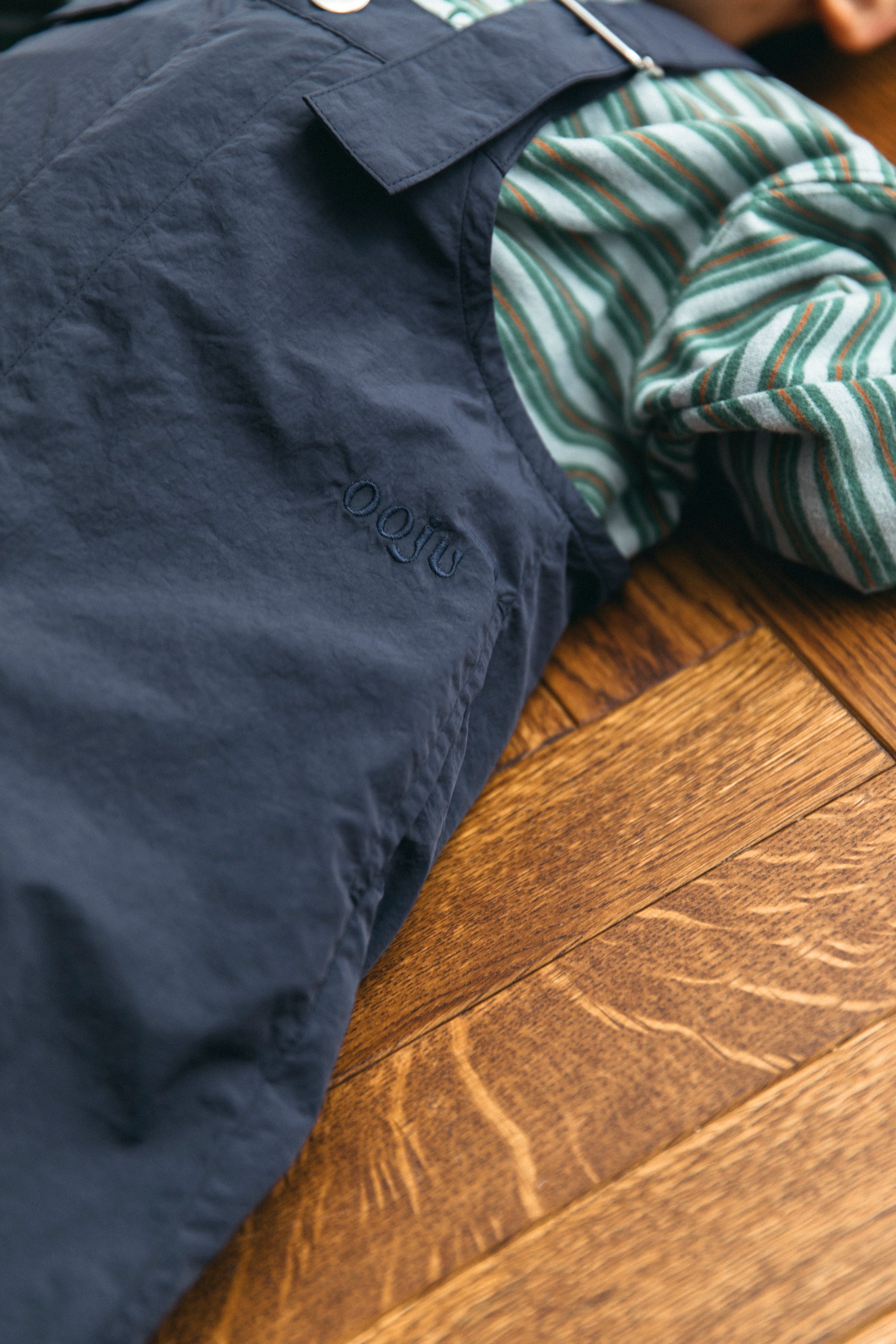 nylon salopette_navy – OOJU