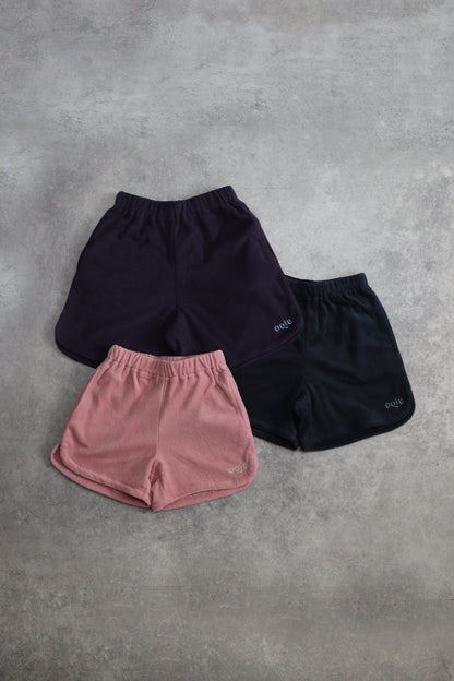 pile shorts_navy
