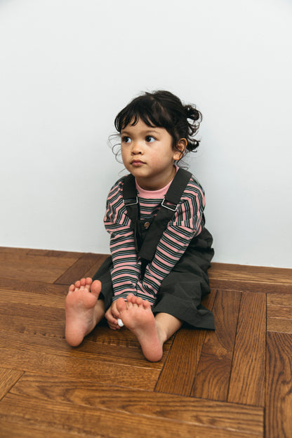 nylon salopette_khaki