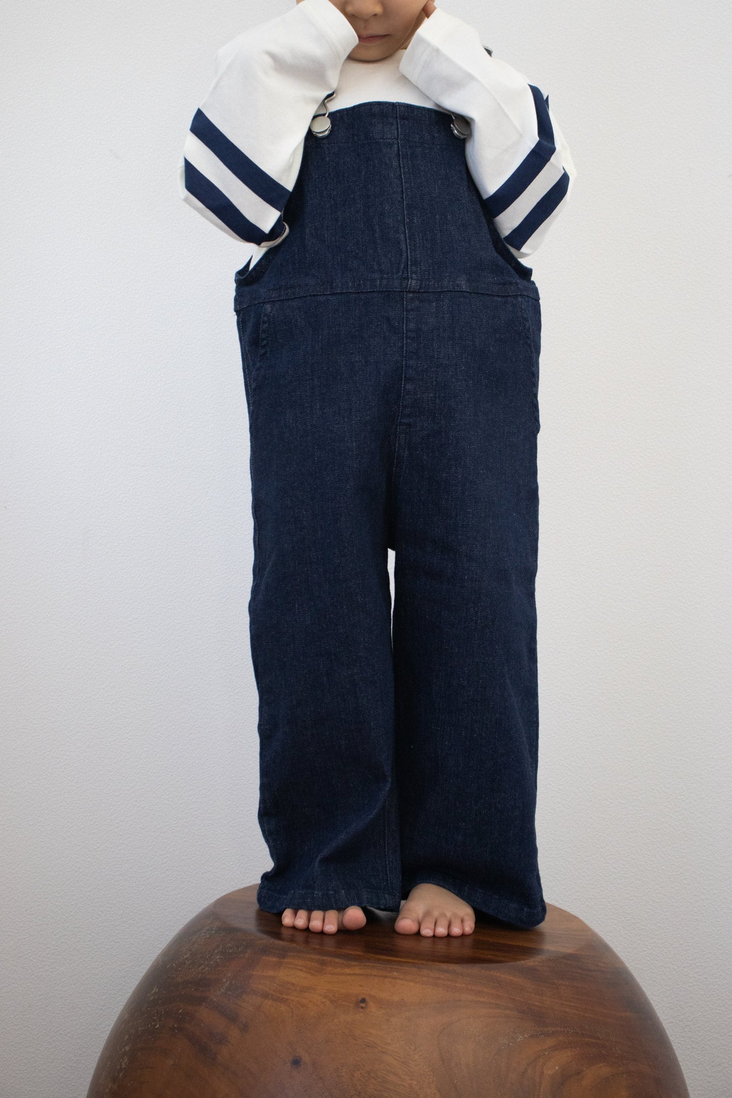 denim over all navy