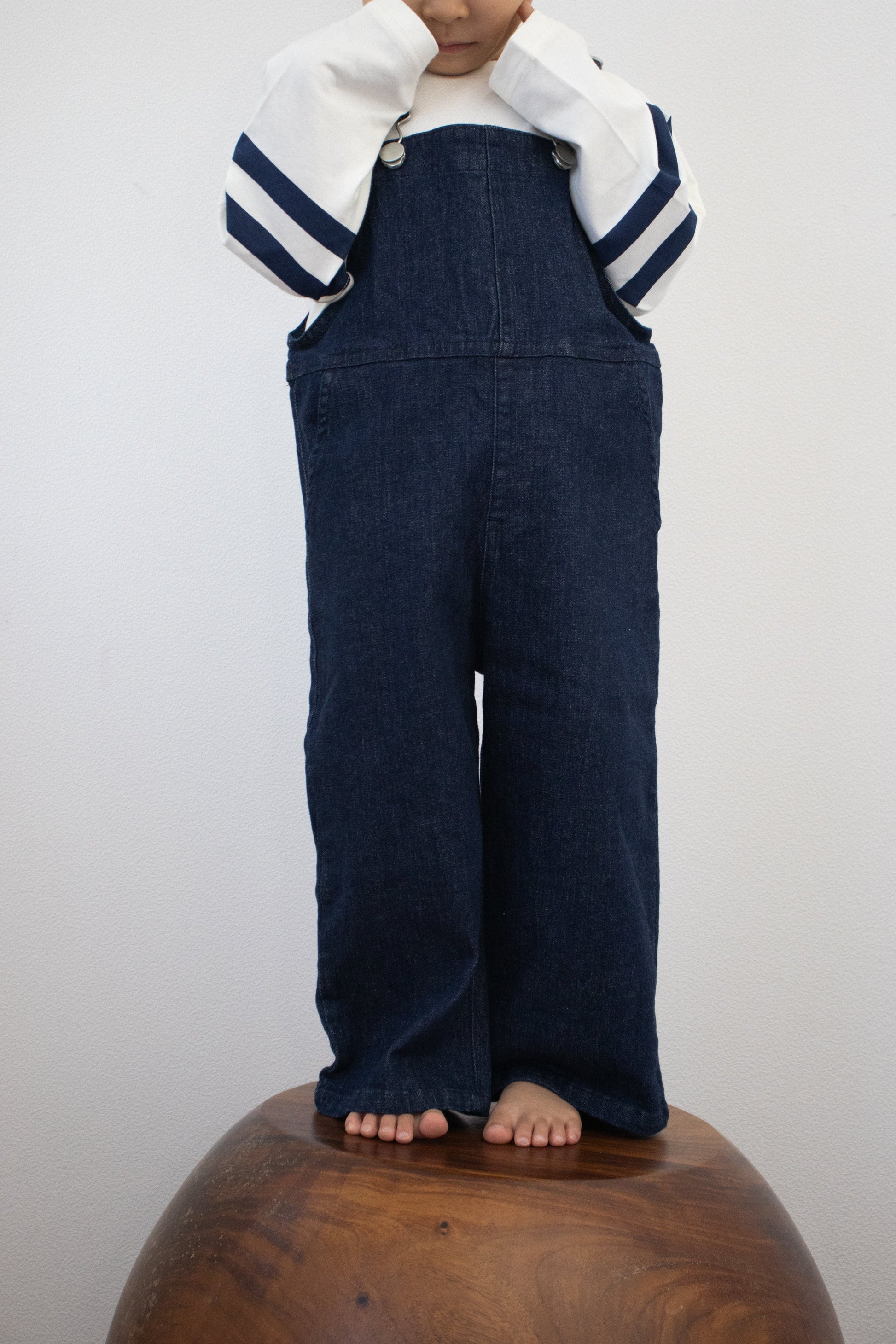 denim over all navy