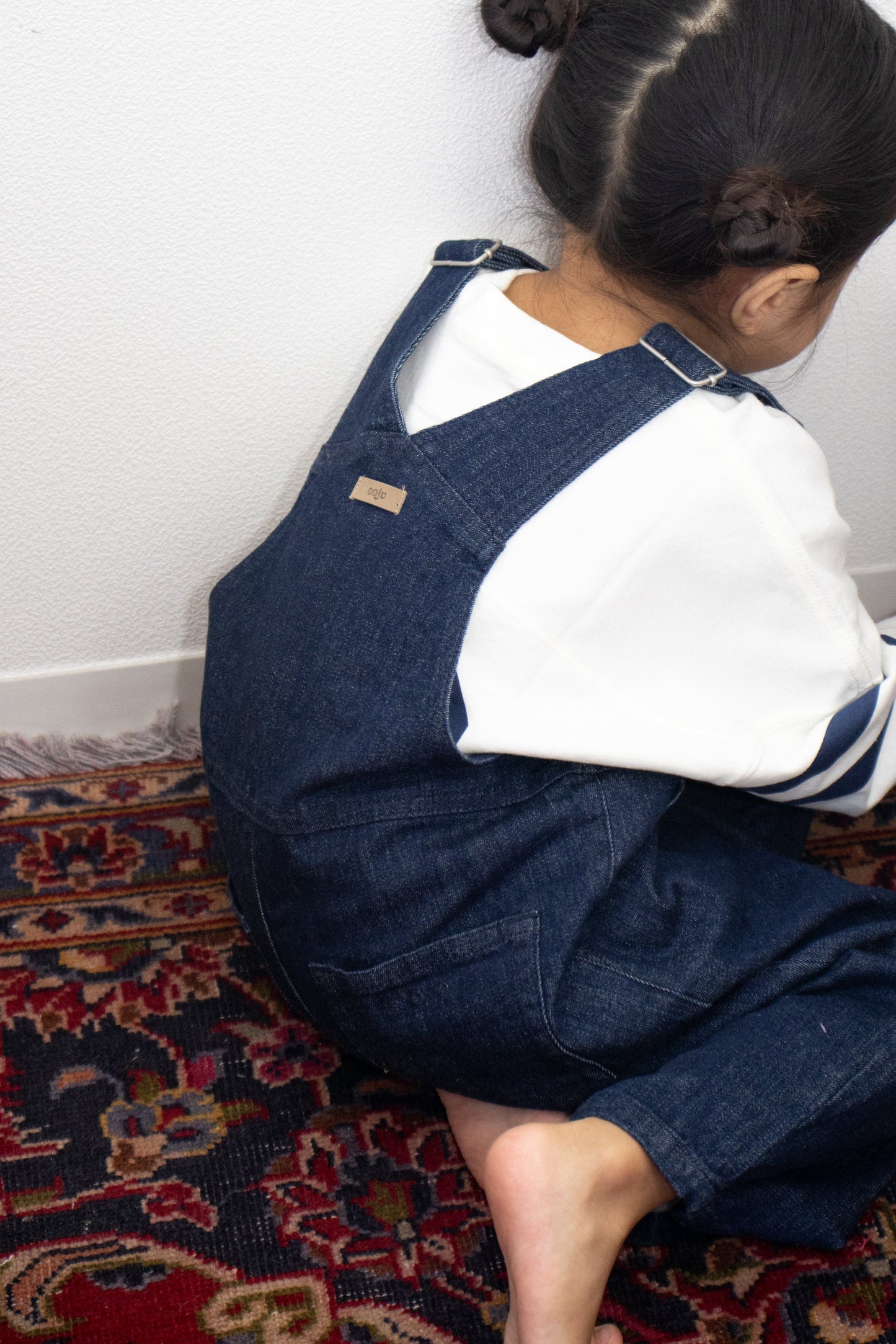 denim over all navy