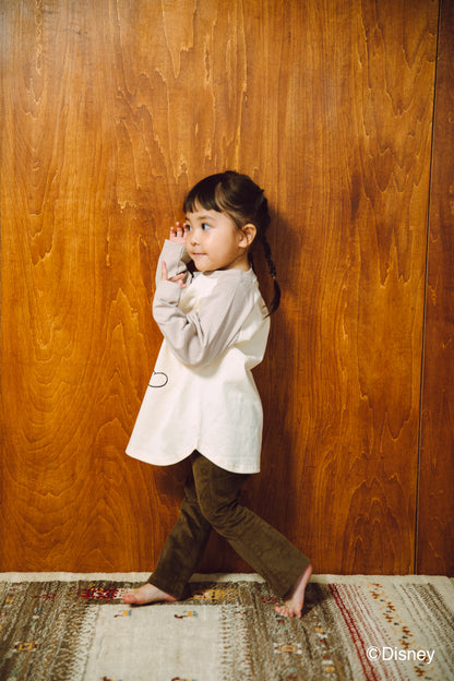 【disney collection】 raglan L/S T-shirts_beige