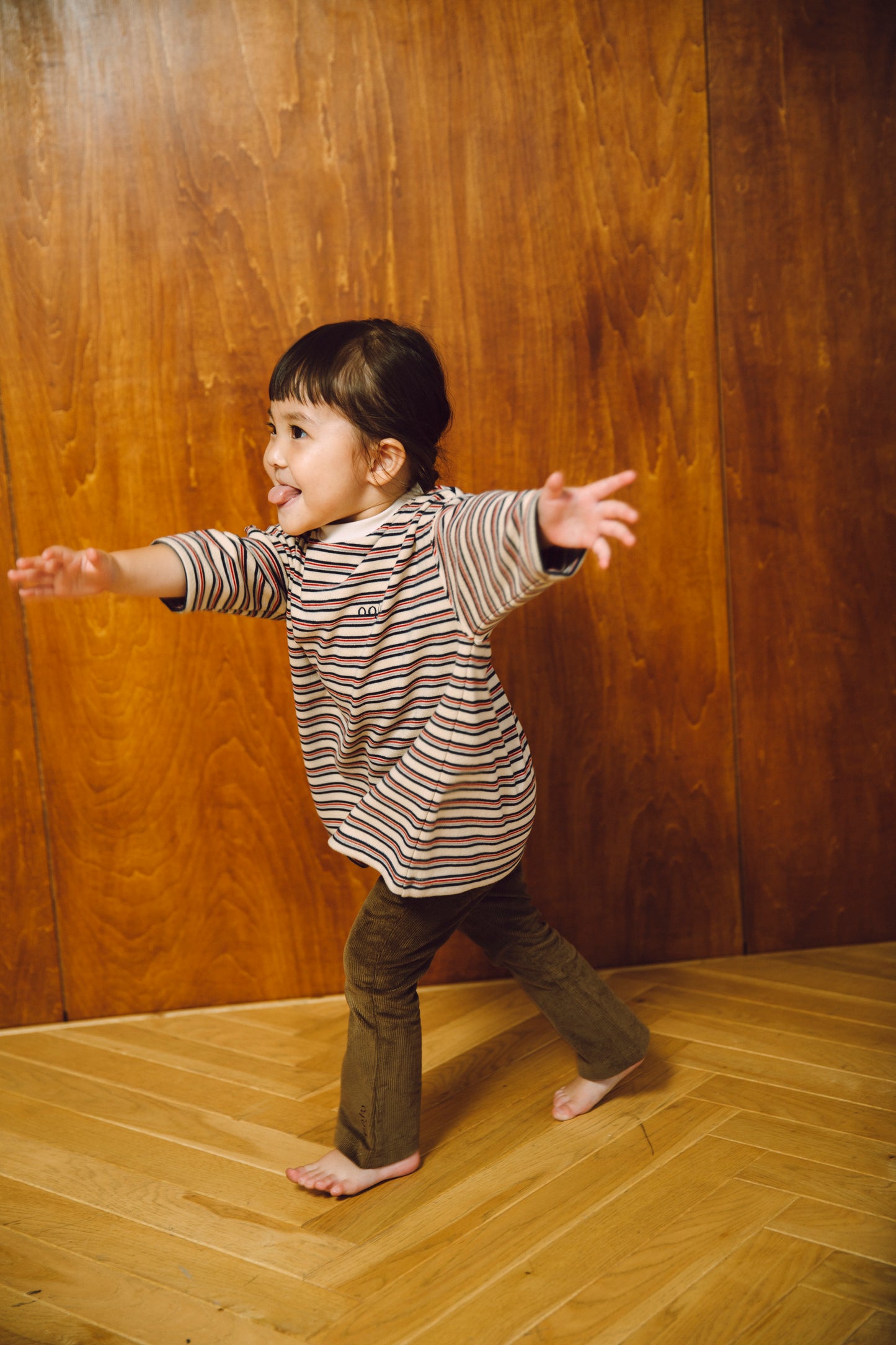 fleece border long t-shirts_ivory