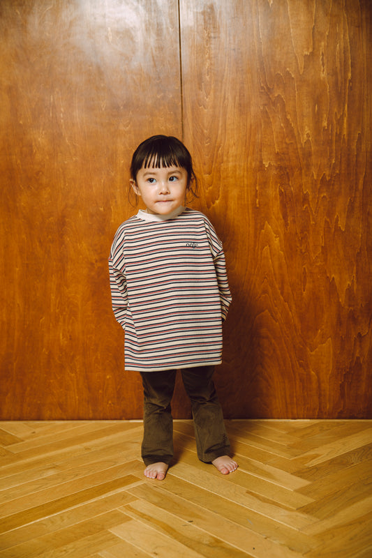 fleece border long t-shirts_ivory