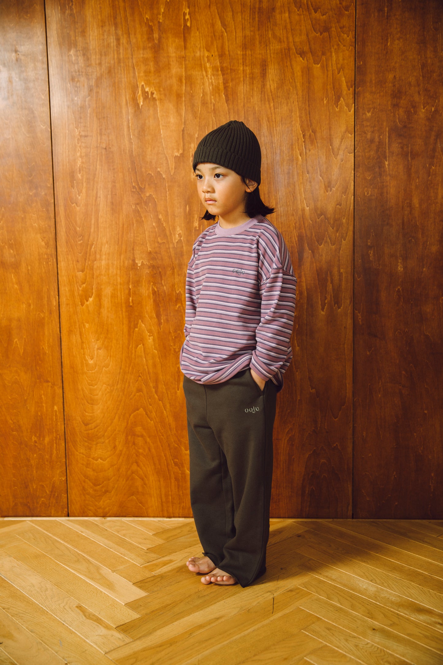 fleece border long t-shirts_lilac