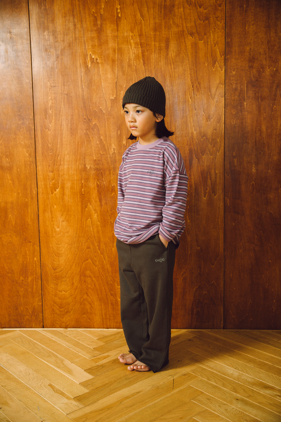 fleece border long t-shirts_lilac
