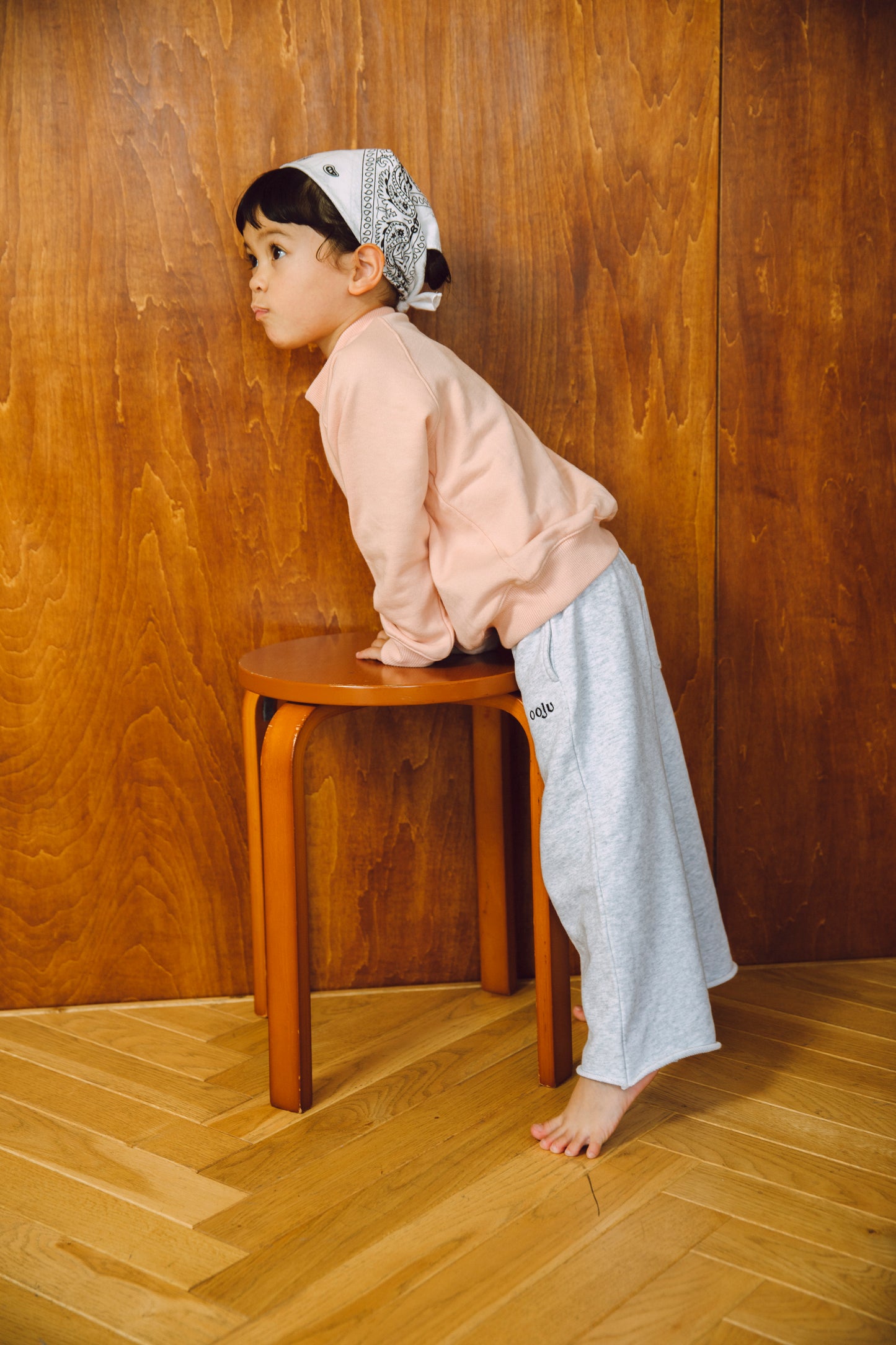 cutoff sweat pants_grey