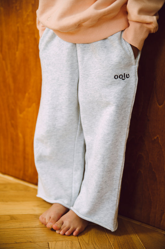 cutoff sweat pants_grey